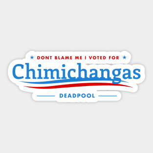 Chimichanga Sticker